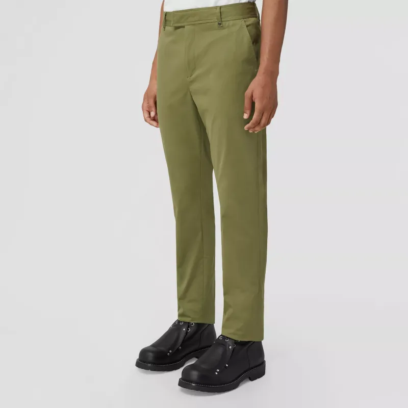 Burberry FW22 Casual Pants Men's Green-3