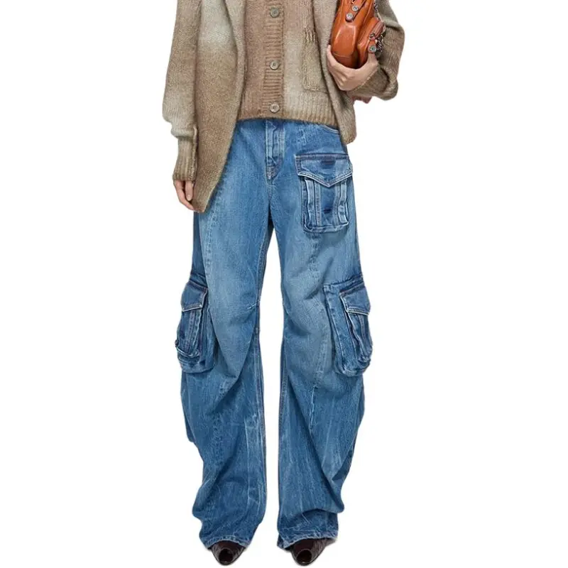 Acne Studios Trousers 'Mid Blue'-1