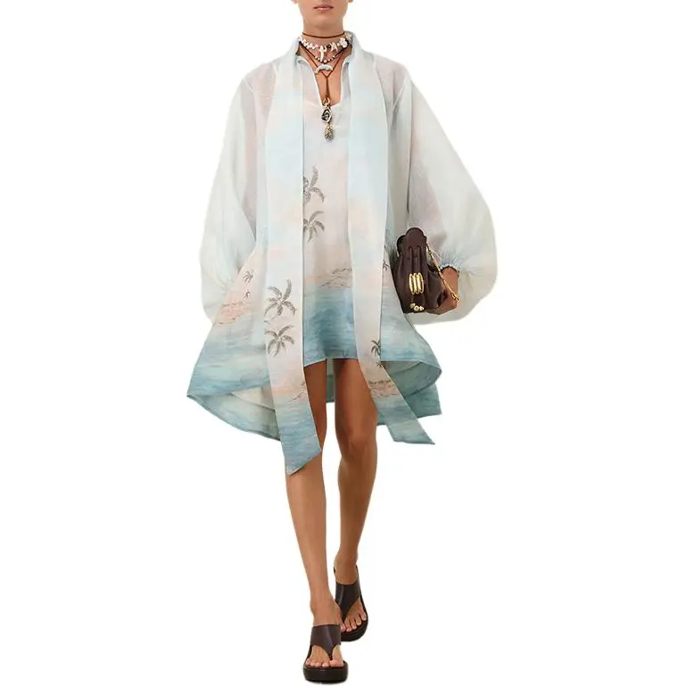 Zimmermann Illuminate Billow Mini Dress-1