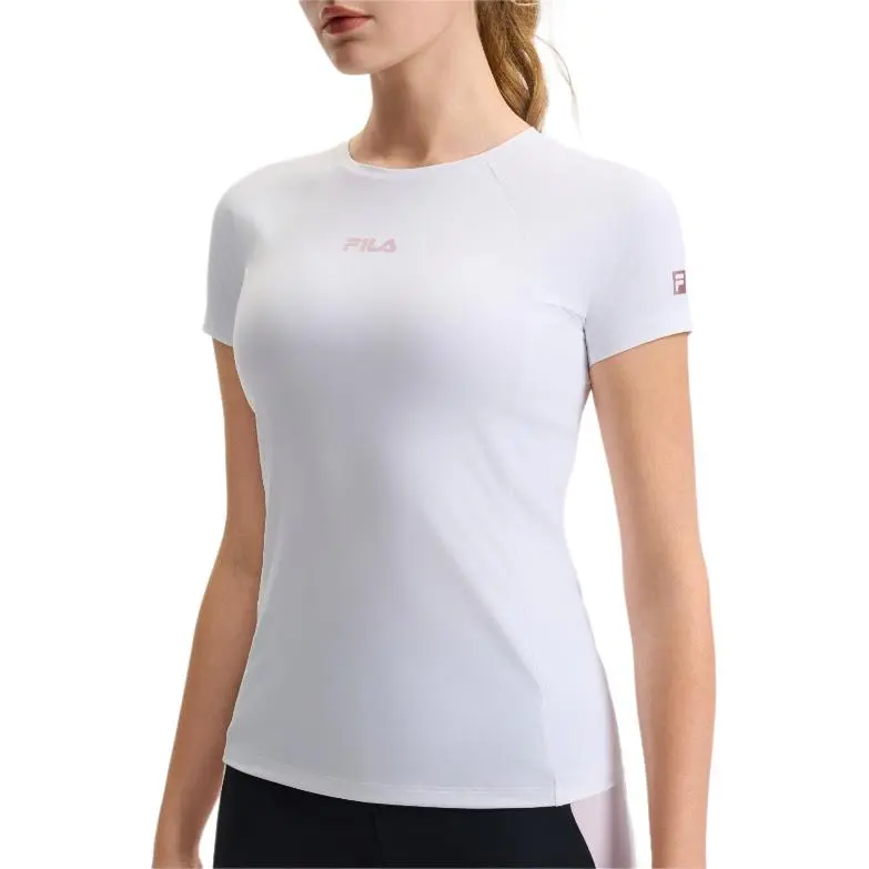FILA AthleticsFitness Raglan Sleeve T Shirt Women's Jade White-3