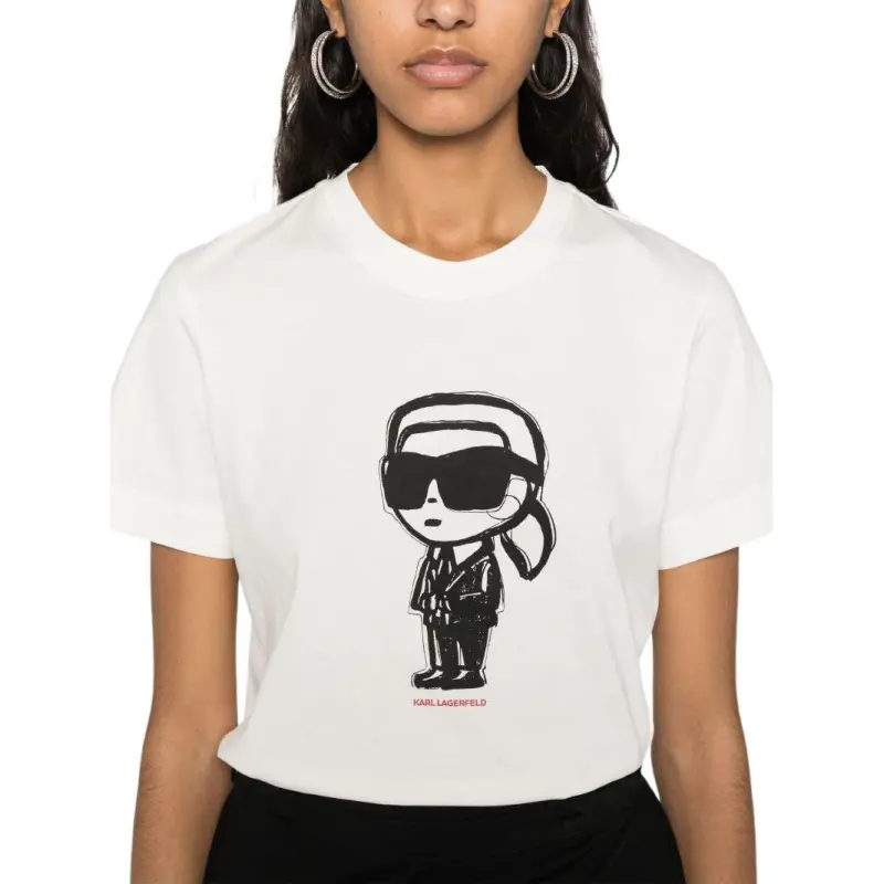 Karl Lagerfeld IKon Sketch T shirt-2