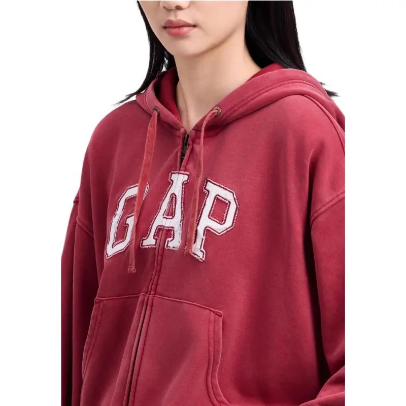 GAP Fall Sweatshirt Women's Red-2
