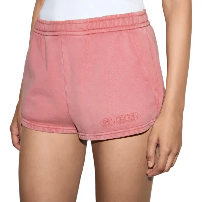 GUCCI Casual Shorts Women's Pink-4