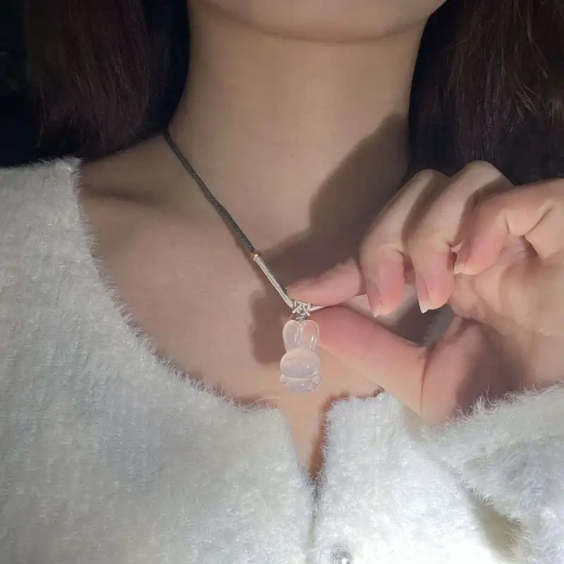 Gifts Chalcedony Necklaces Unisex-1