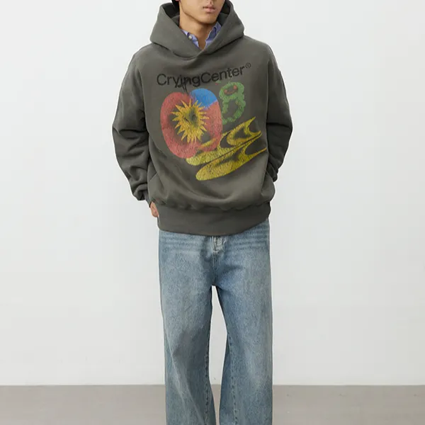 Crying Center Sweatshirts Unisex-5