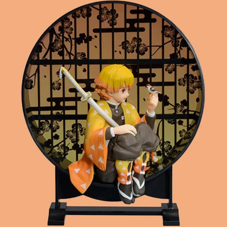 BANPRESTO Zenitsu Agatsuma Ichiban Kuji, Demon Slayer Kimetsu No Yaiba B Reward Scale Figures-2
