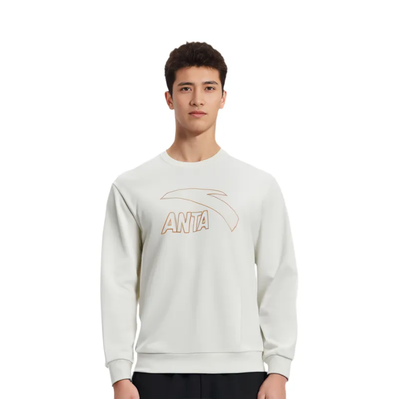 Anta Life Collection Sweatshirt Unisex Vanilla White-1