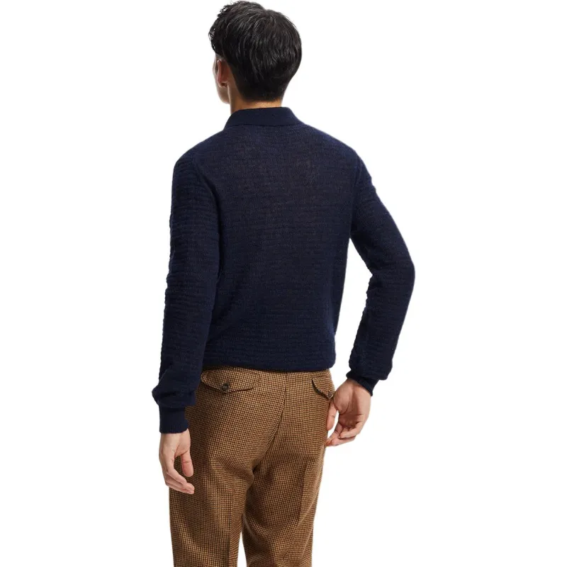 LARDINI Sweater Men's Navy Blue-2