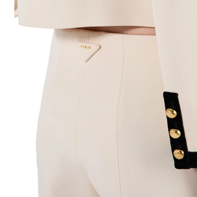 PRADA Sablé Tapered Trousers-5