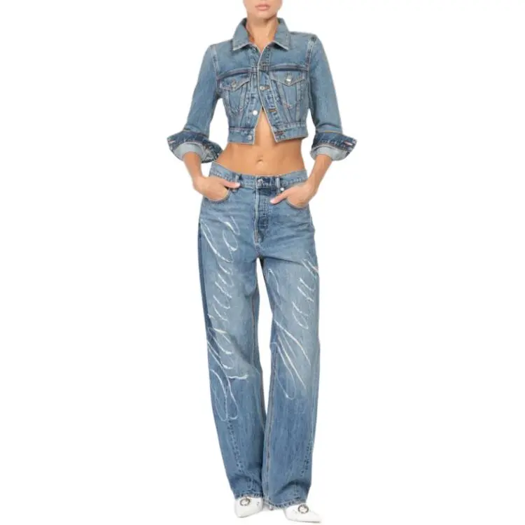Alexander Wang Shrunken Trucker Jacket-4