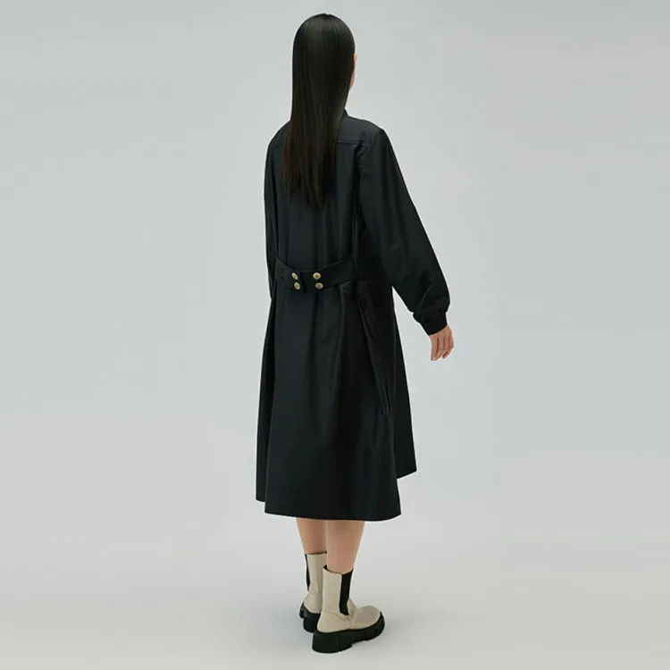 Broadcast Long-Sleeved Dresses Women's Black-1