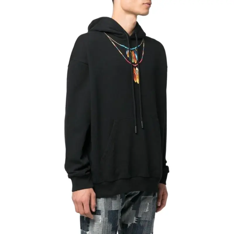 Marcelo Burlon Graphic Printed Drawstring Hoodie-2