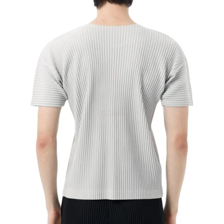 Homme Plissé Issey Miyake T Shirt Men's Gray-1