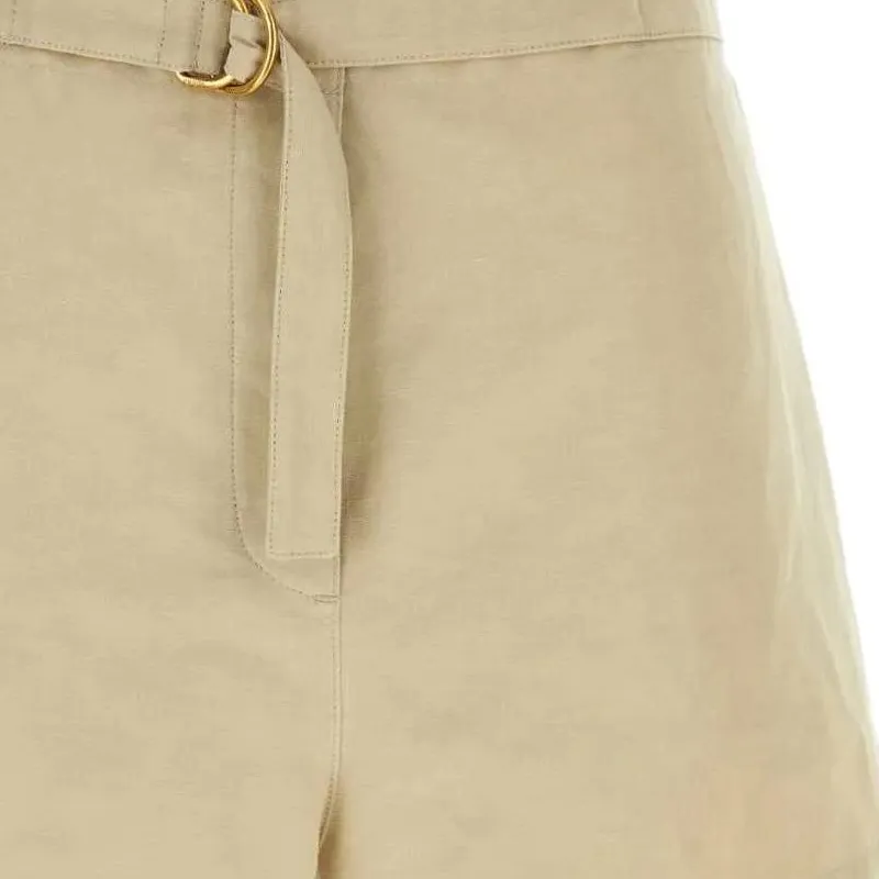 PRADA Elasticated Waistband Belted Shorts-3