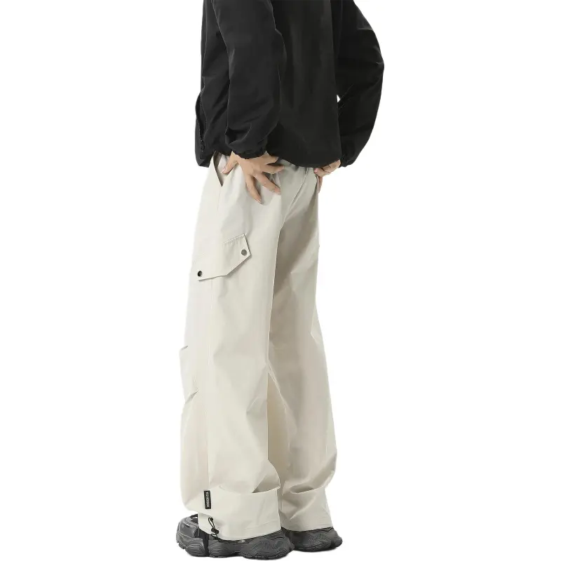 Luosamen Casual Pants Unisex Black-3