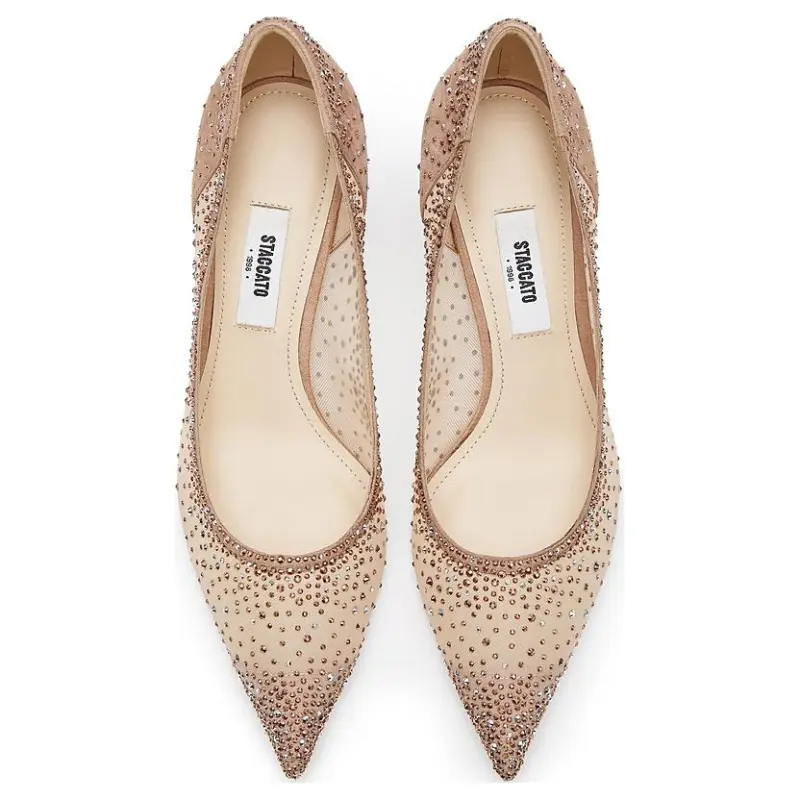 Staccato Starry Fairy Shoes Slim Heel Wedding Shoes High Heels 6CM Women's-2