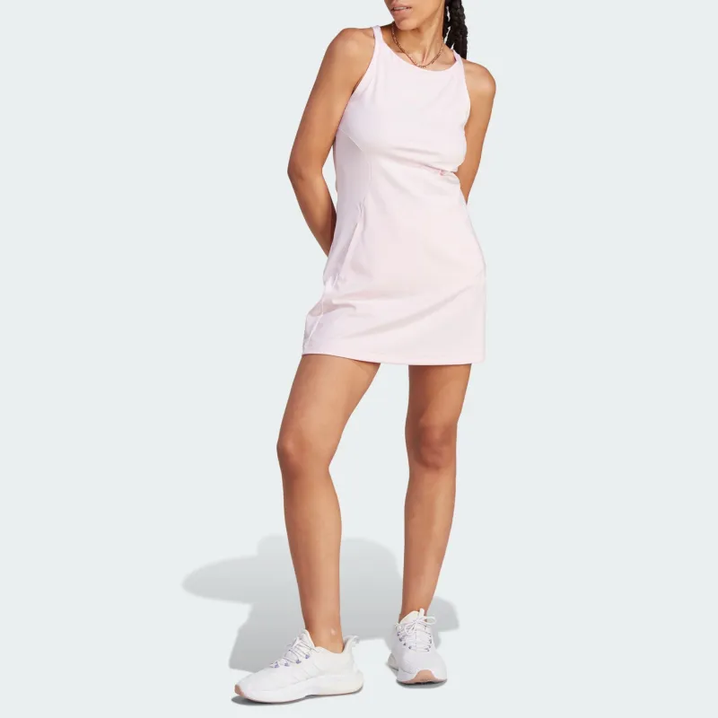Adidas Sleeveless Dresses Women's Pink-2