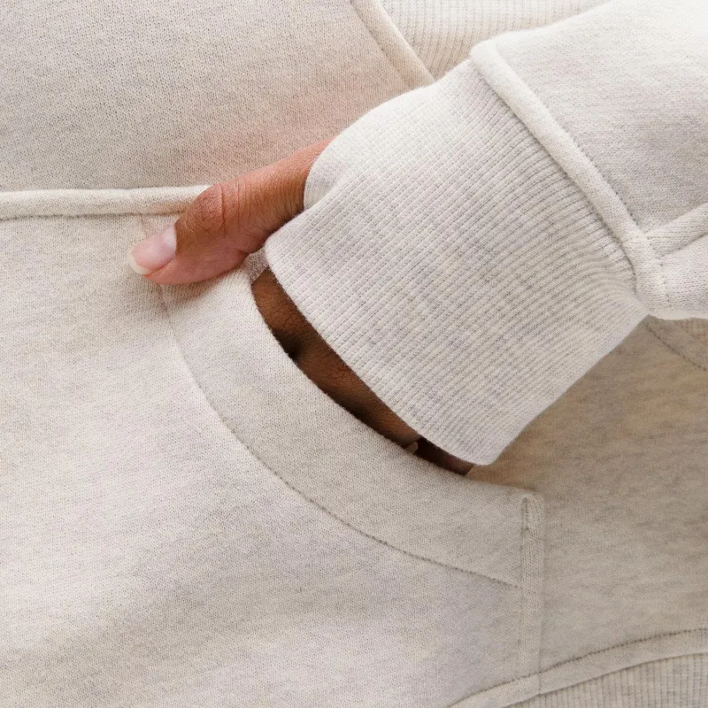 Lululemon Scuba Sweatshirt Women's Heather Bone White-3