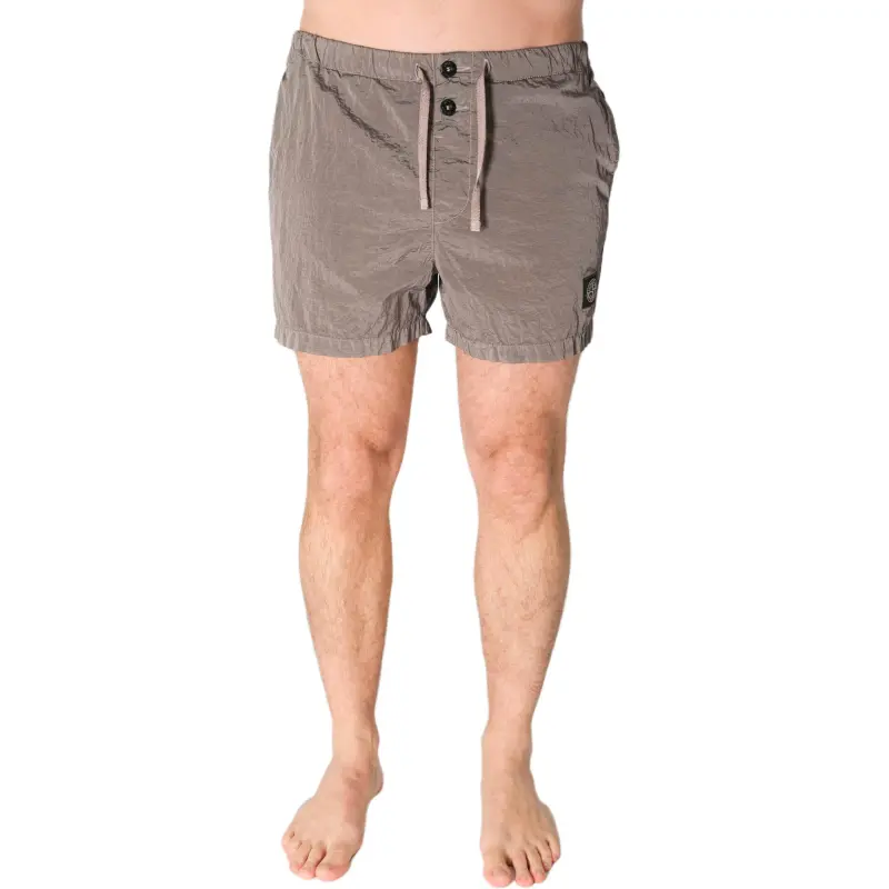 STONE ISLAND Compass appliqué ECONYL® Swim Shorts-3