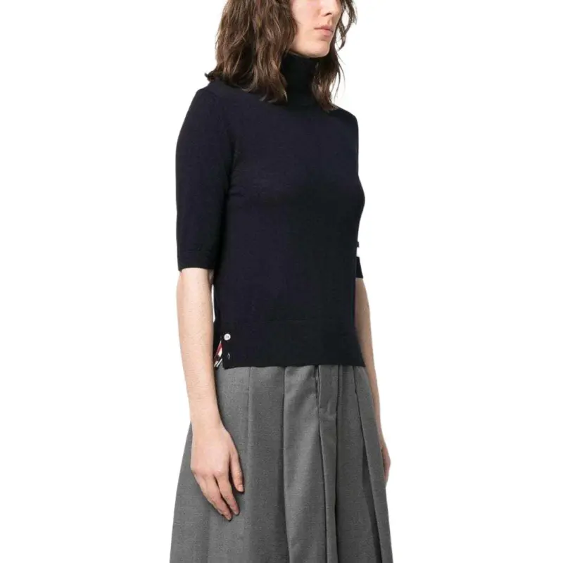 THOM BROWNE Roll Neck Knitted Jumper-3