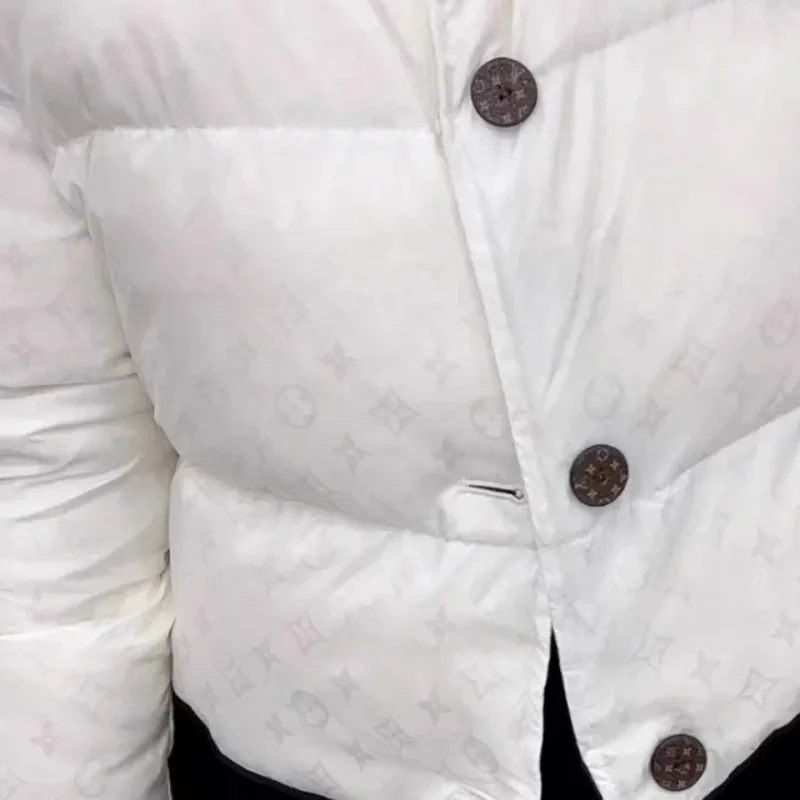 LOUIS VUITTON 1AFUIK Cropped Monogram Puffer Jacket-4