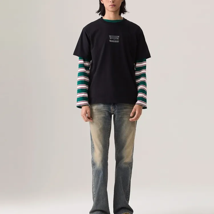 Levis T Shirts Men Black-2