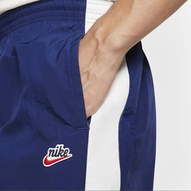 Nike Knitted Sports Pants Men's Blue-5