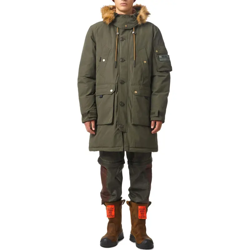 DIESEL Jackets Coats Unisex Green-1