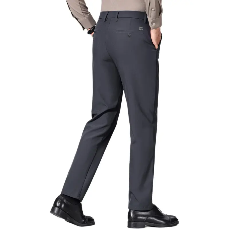Red bean Suit Trousers Men-5