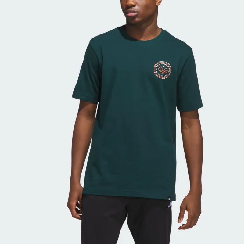 Adidas COUNTRY T Shirt Men's Dark Green-2