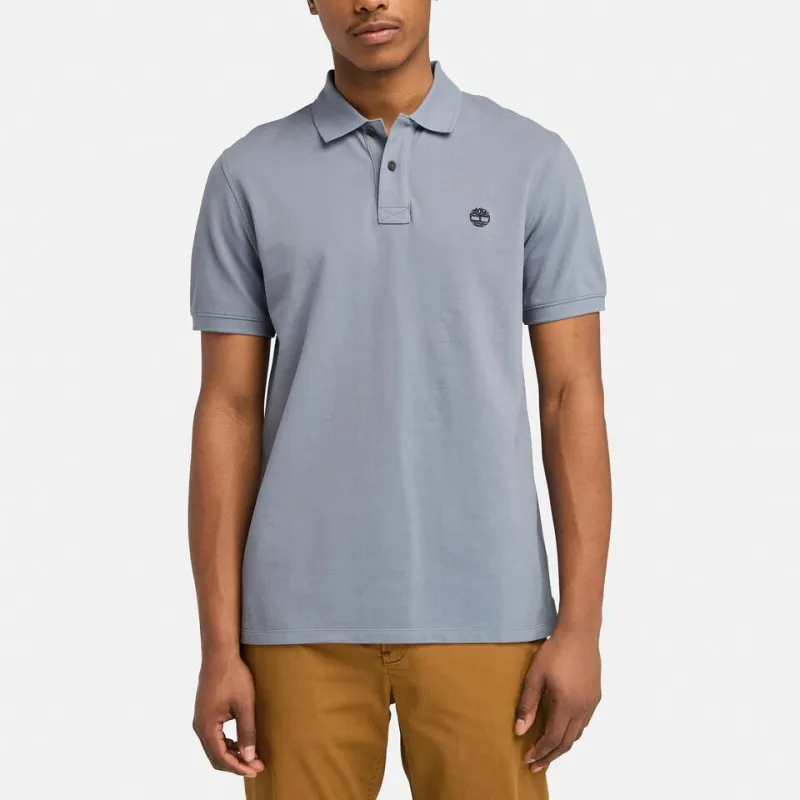 Timberland Polo Shirt Men's Blue-2