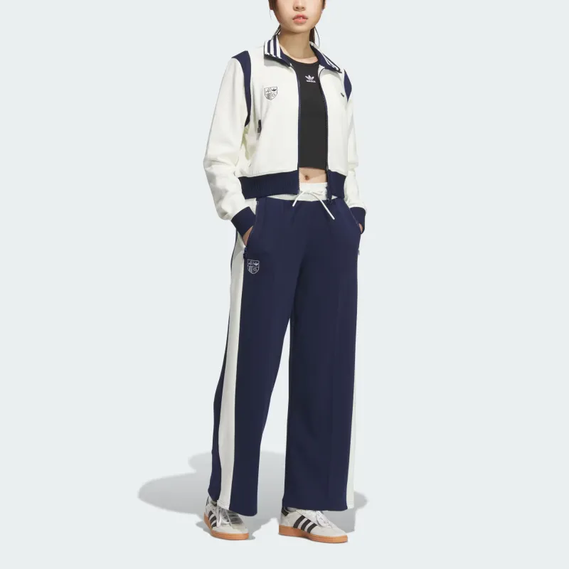 Adidas Originals RETRO Knitted Sports Pants Women's Dark Indigo-1