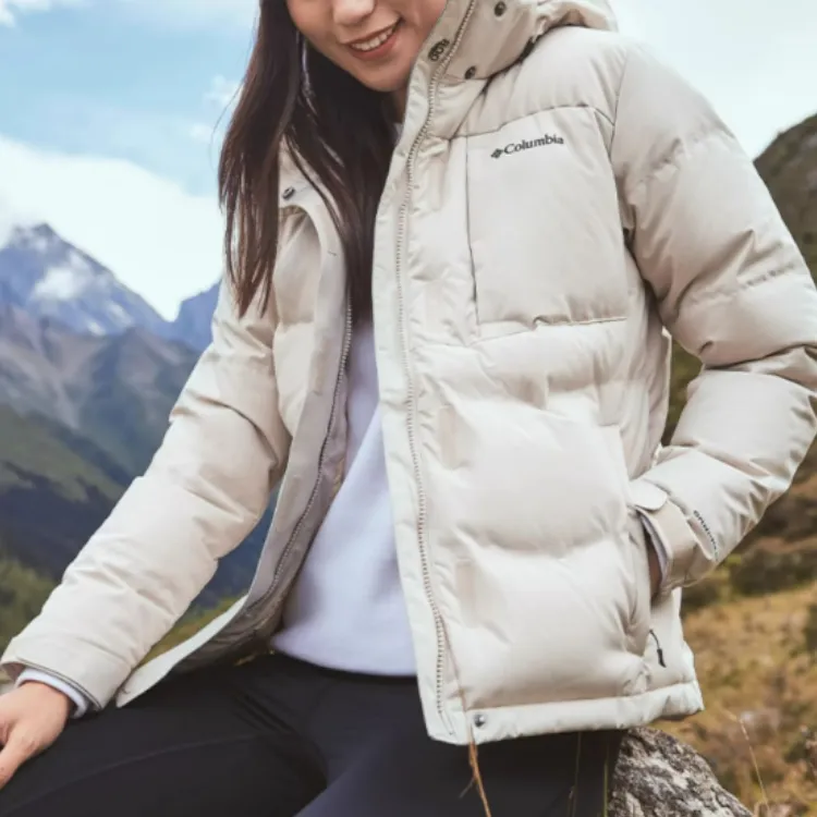 Columbia Down Jacket Women's Ecru-2