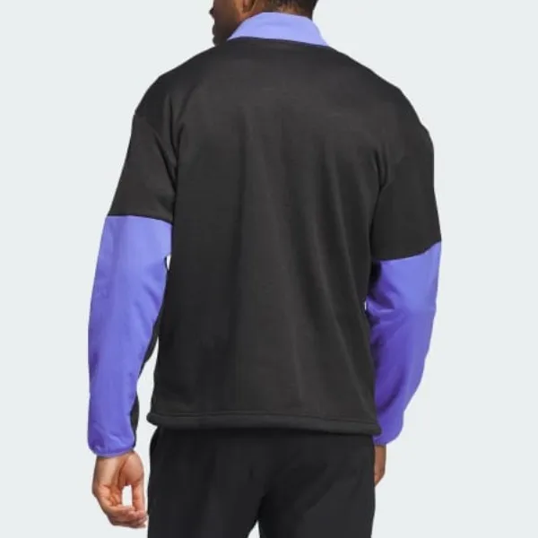 Adidas Free Shipping With AdiClub Go-to Dwr Hybrid Half Zip Pullover-3