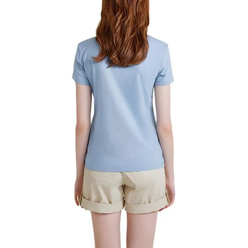AIGLE T Shirt Women's Light Denim Blue-2