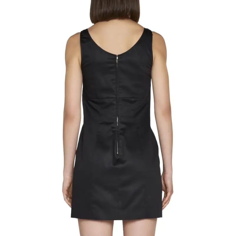 PRADA SS23 Sleeveless Dress Women's Black-3