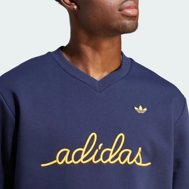 Adidas Originals Sweatshirt Men's Ink Blue-2