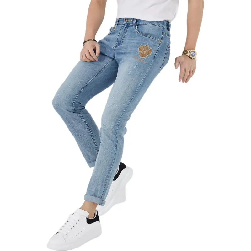 Raidy Boer Jeans Men's Light Blue-1