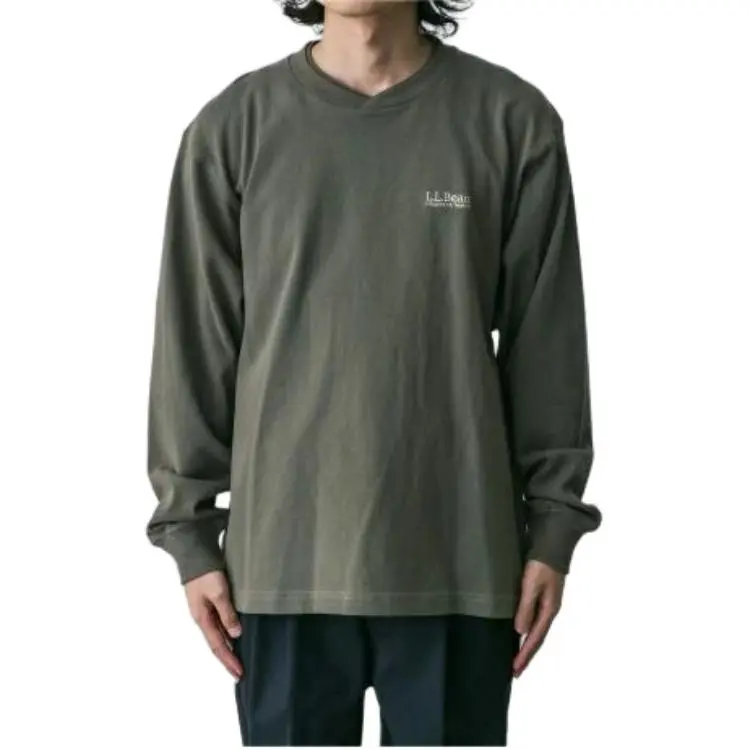 L.L.Bean T-Shirt Men's Olive Green-1