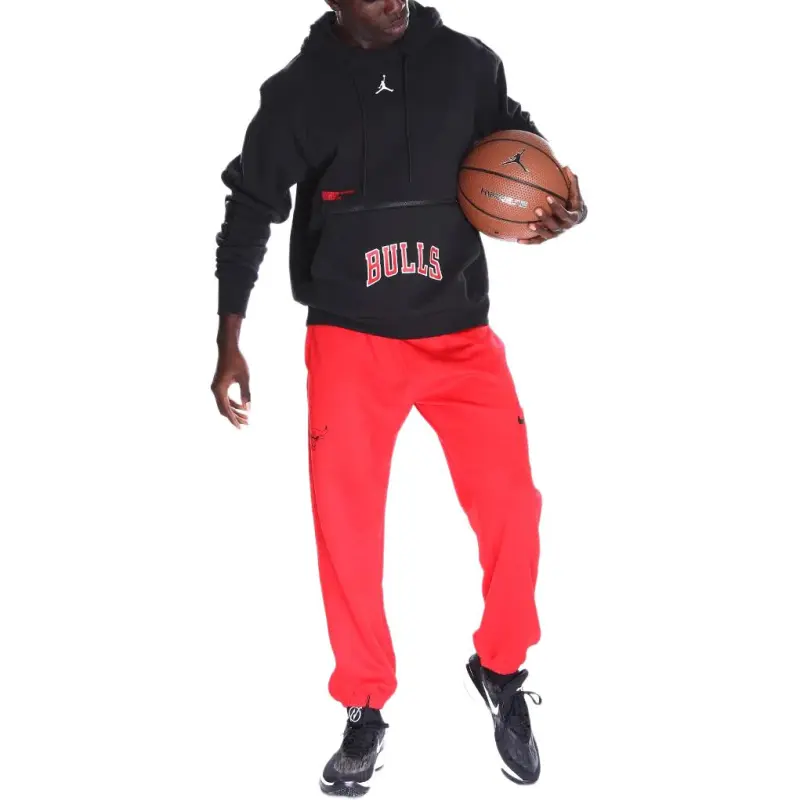 Jordan Chicago Bulls Courtside Statement Edition Men's Jordan Nba Fleece Pullover Hoodie-4