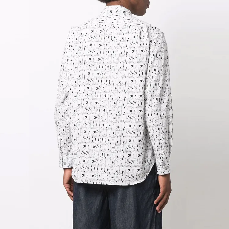 Comme Des Garçons Shirt X Kaws Graphic Printed Shirt-2