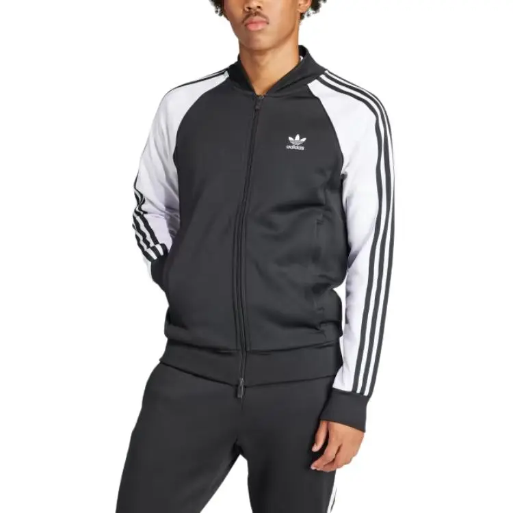 Adidas Originals ADICOLOR CLASSICS SST TRACK TOP Trefoil Collection Jackets Coats Men's Black-2