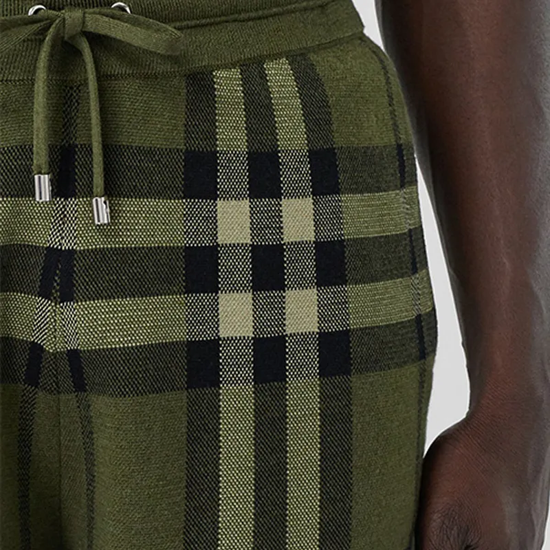 Burberry Casual Shorts Men's Dark Forest Green-4