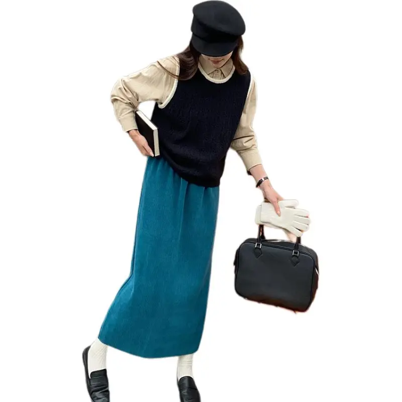 ONE SHALLOW Casual Long Skirt Women's-2