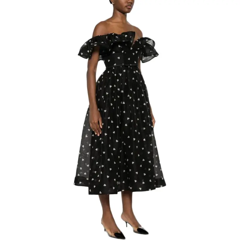 Zimmermann Crush Frilled Midi Dress-3