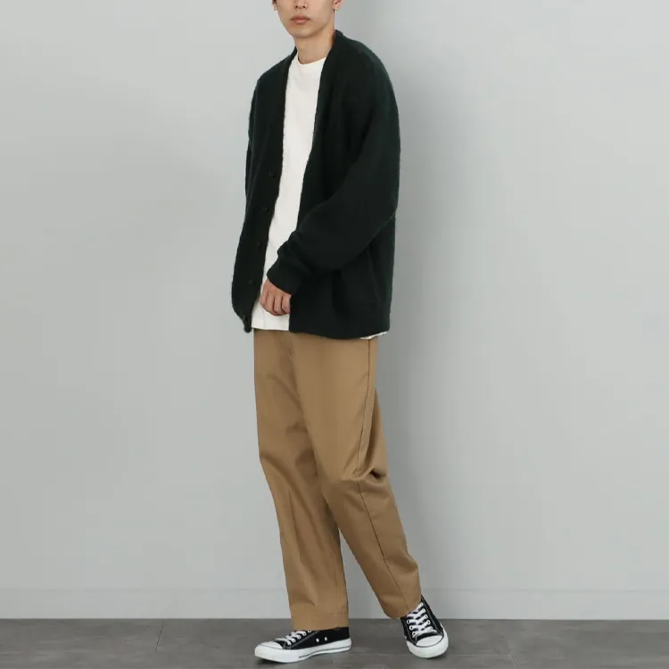 Beams Sweaters Men Green-3