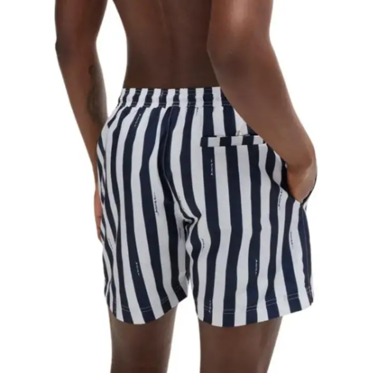 Boss Striped Swim Shorts-2