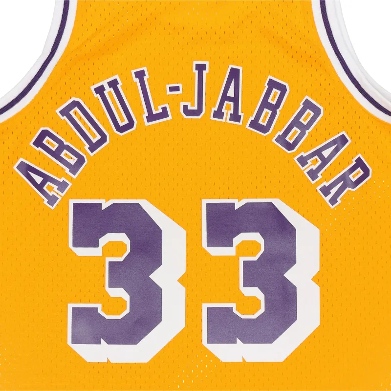 Mitchell & Ness Basketball Jerseys Unisex Yellow-4