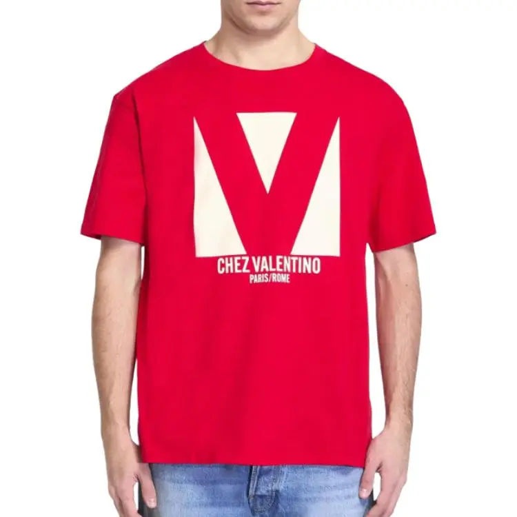 Valentino Chez Valentino Print T Shirt-2