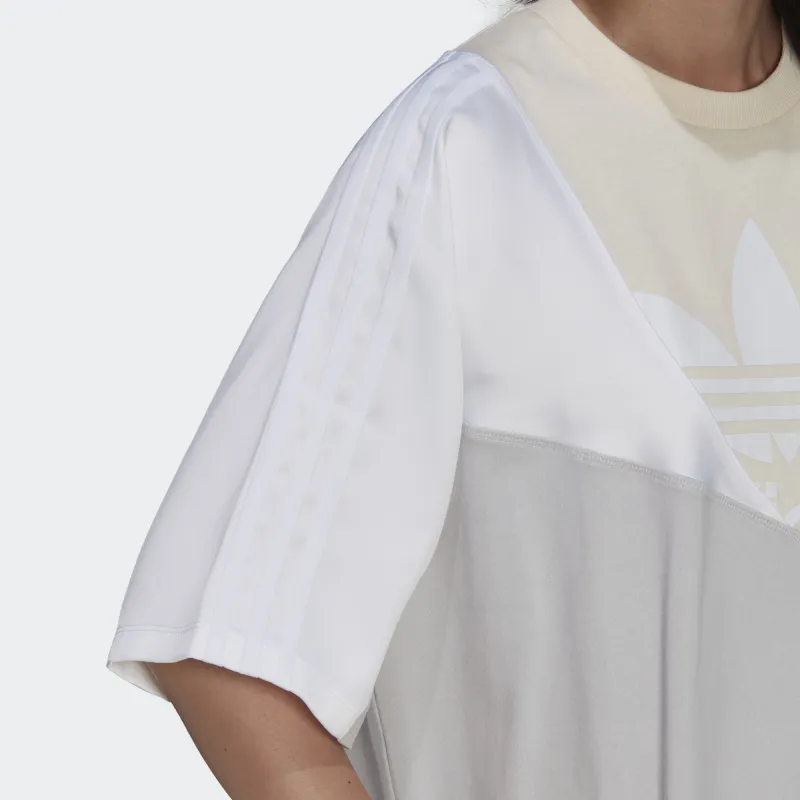 Adidas Originals ADICOLOR Short Sleeved Dresses Women's Yellow White-4